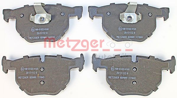 METZGER 1170843 GREENPARTS Bremsbelagsatz, Scheibenbremse
